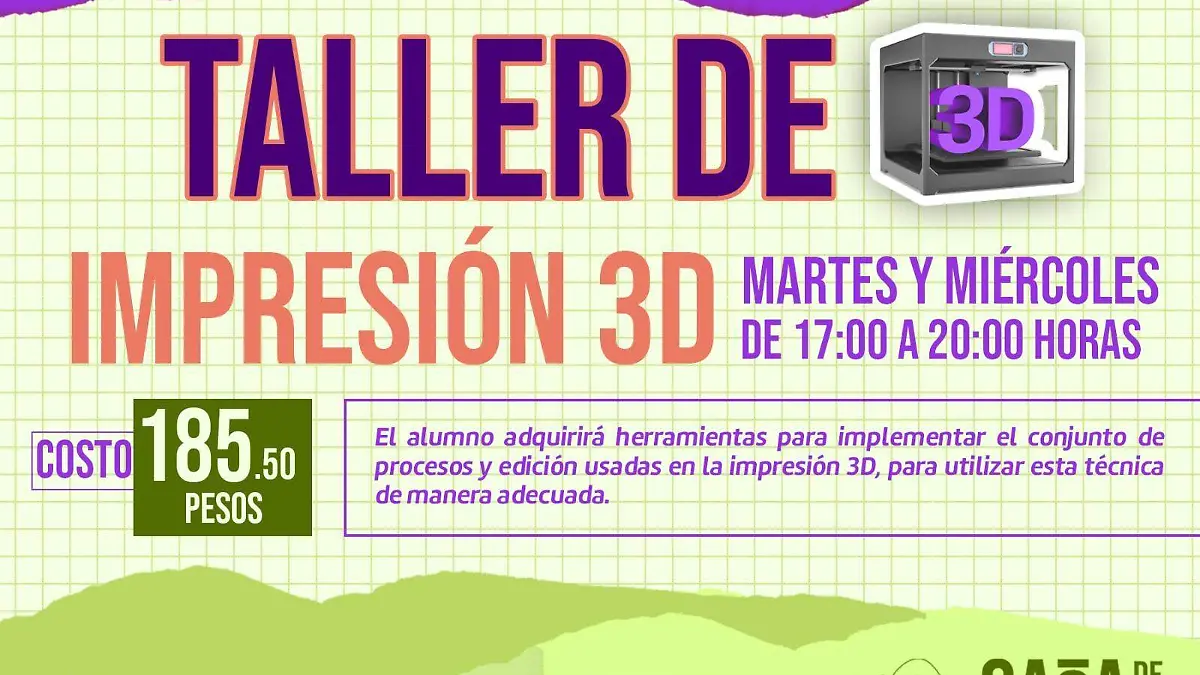 taller impresión 3d