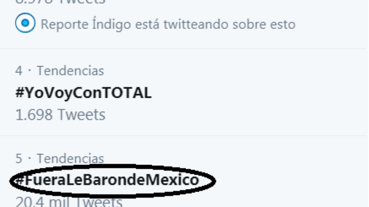 #LeBaronfueradeMexico