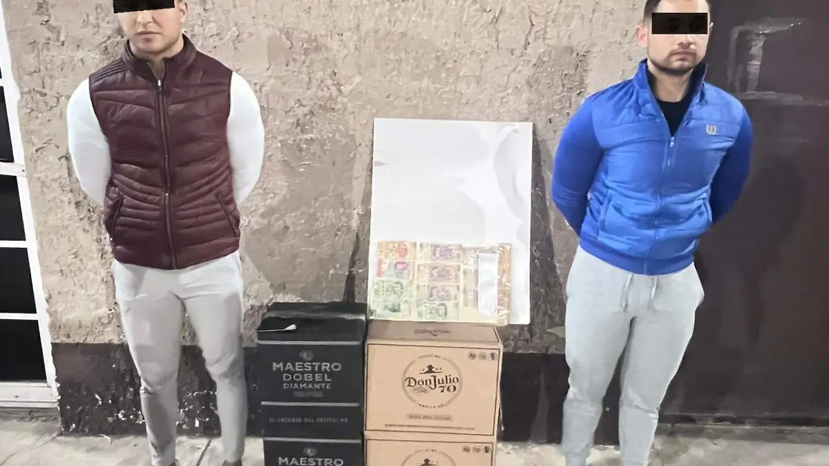 detenidos con alcohol adulterado