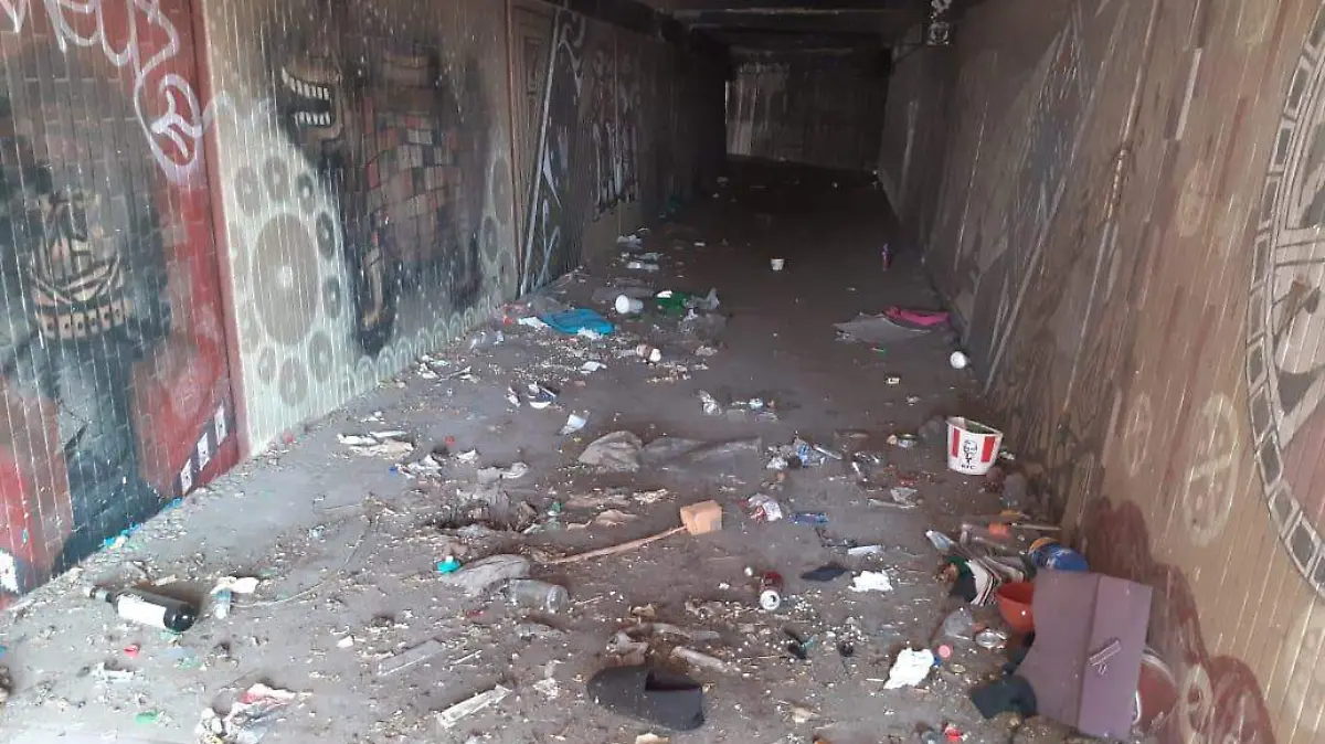 Basura en tunel IMSS (1)