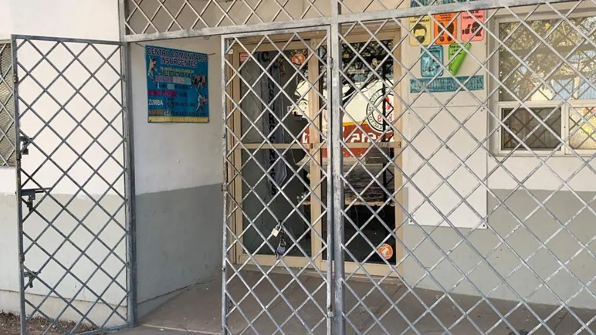 daños en centro comunitario