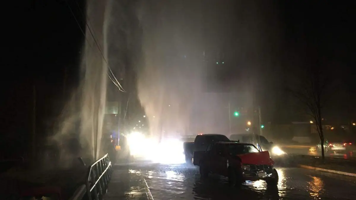 fuga de agua
