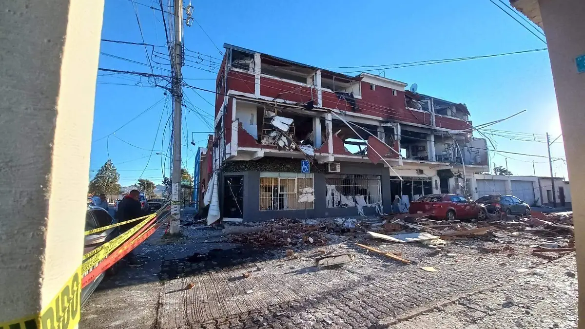 explosión en departamentos