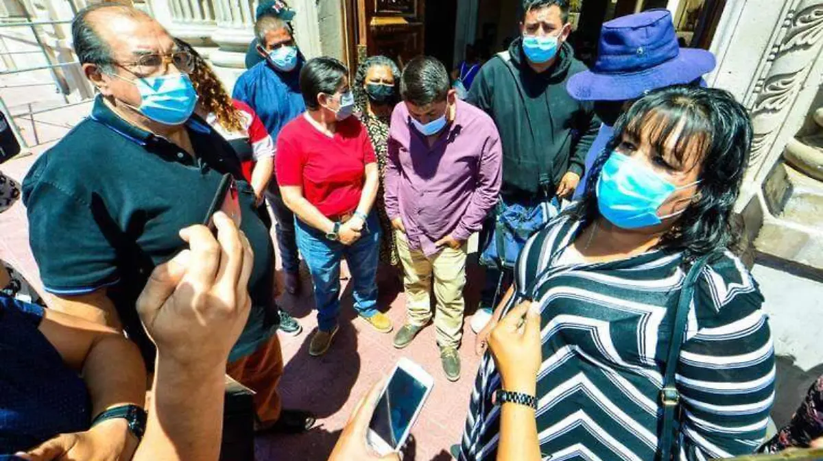 panistas en palacio de gobierno