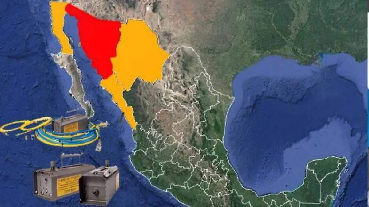Alerta estados por equipo radioactivo