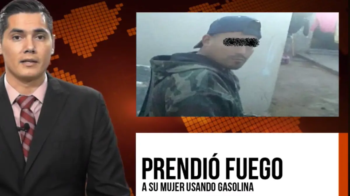 Prendió fuego a su mujer
