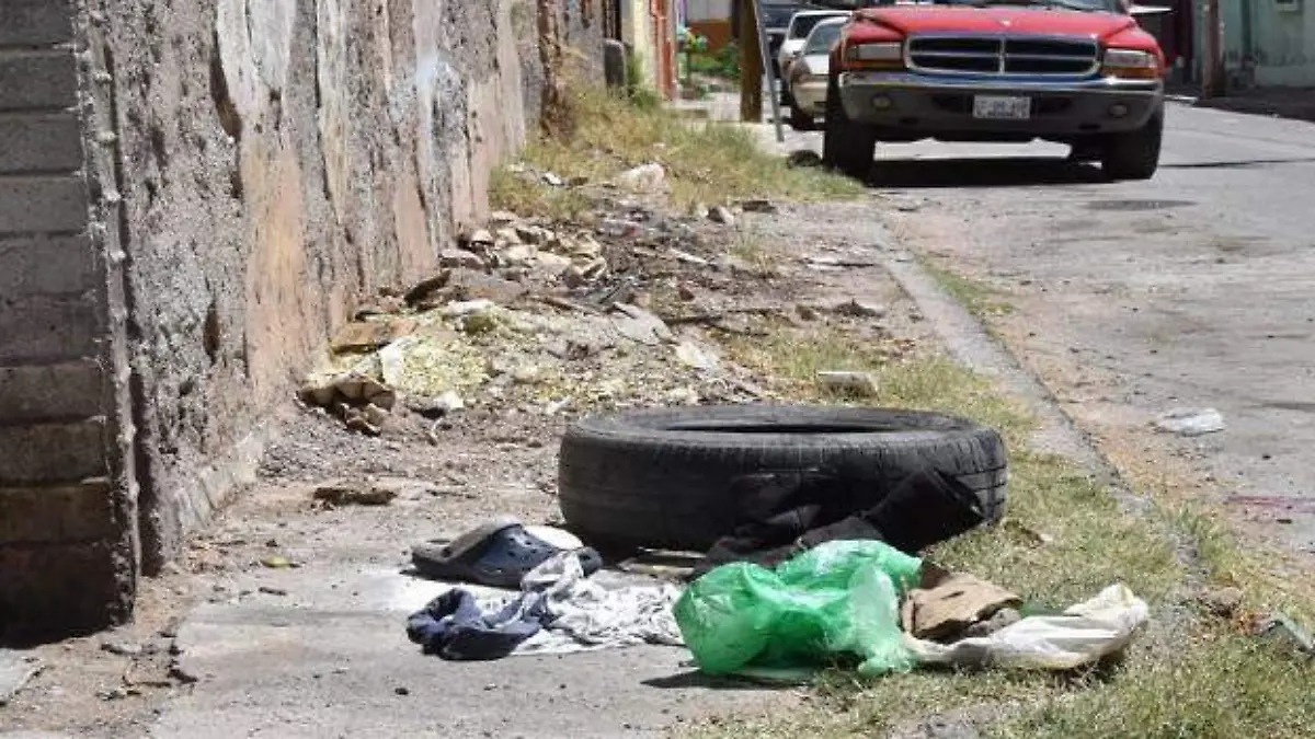 basura en la calle