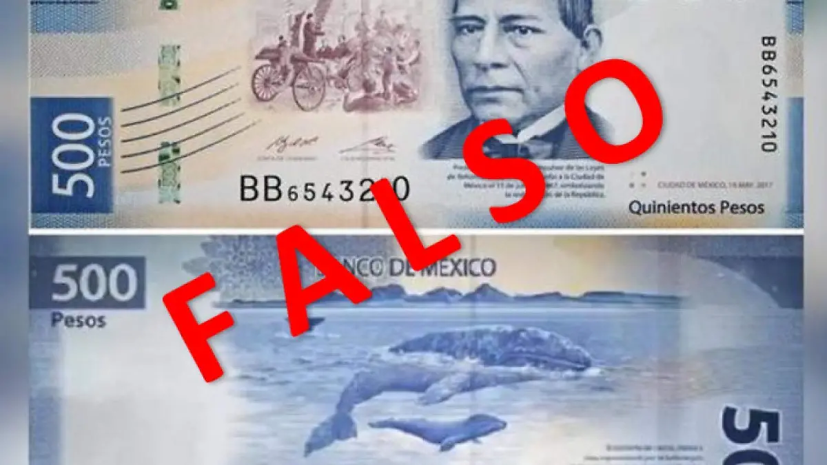 Usuarios alertan sobre billetes falos de 500 pesos hasta en los cajeros automaticos