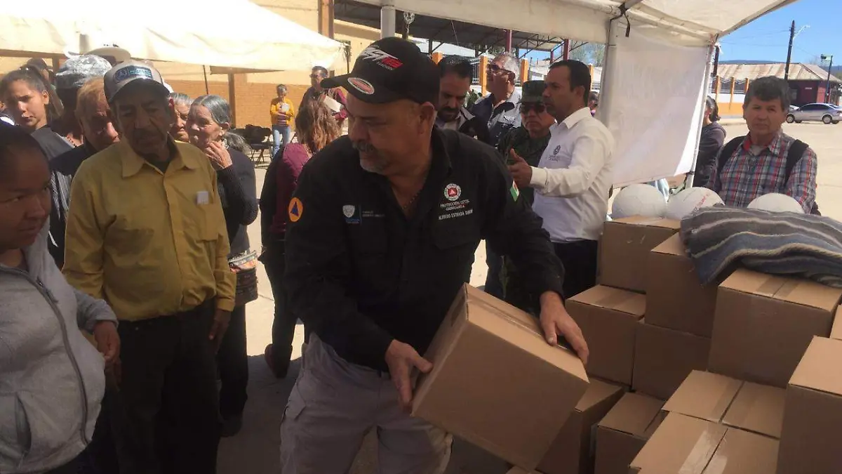 Distribuyen apoyos para comunidades serranas en Madera