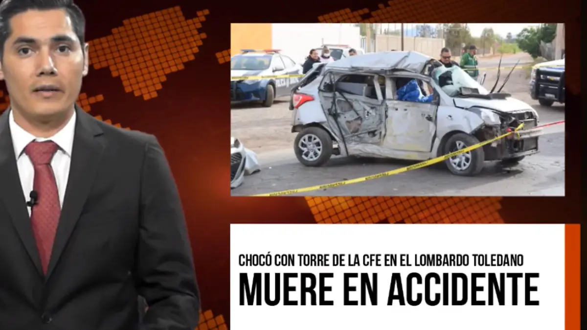Muere en accidente