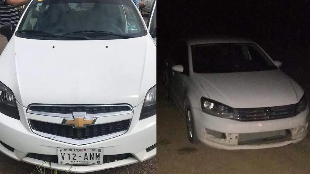 Aseguraron dos automóviles, uno era robado y el otro traía placas sobrepuestas