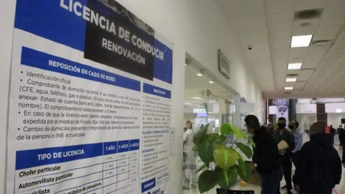 Licencia conducir gobierno del estado