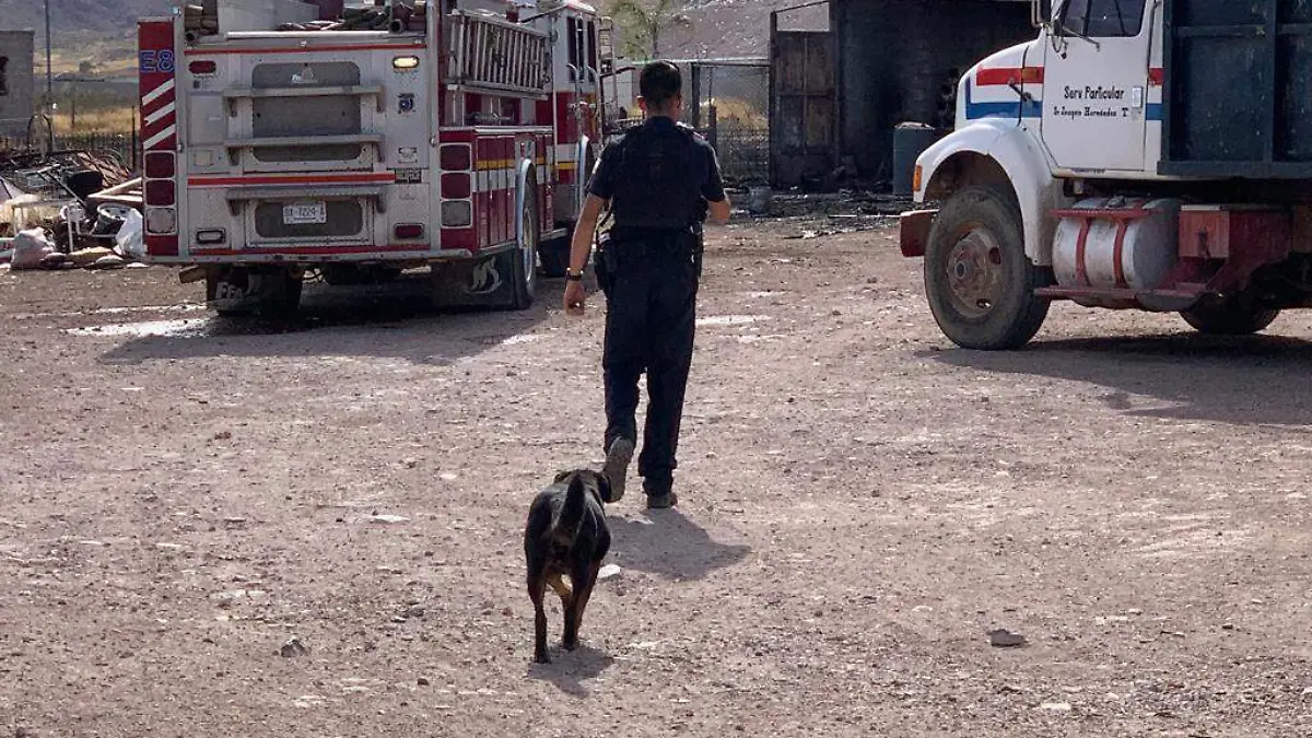 Incendio chatarrera