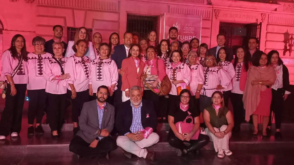 edificios rosa