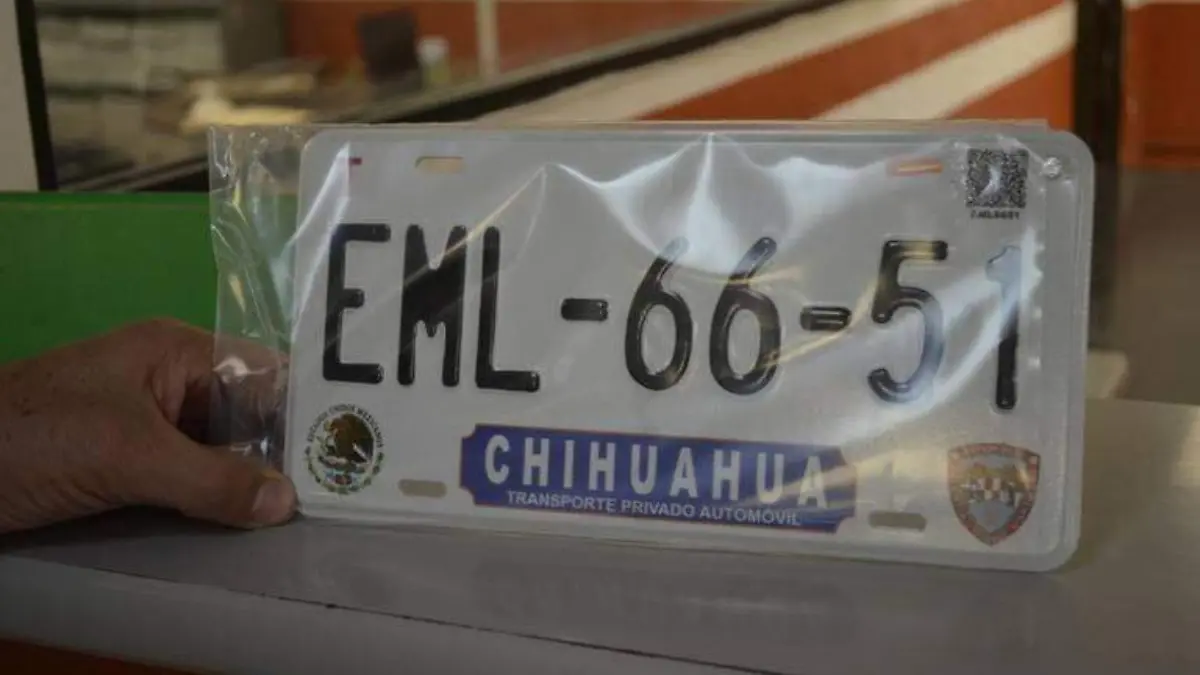 placas vehiculares chihuahua