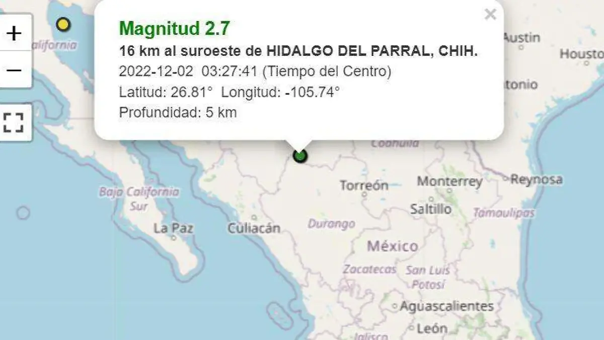 sismo parral
