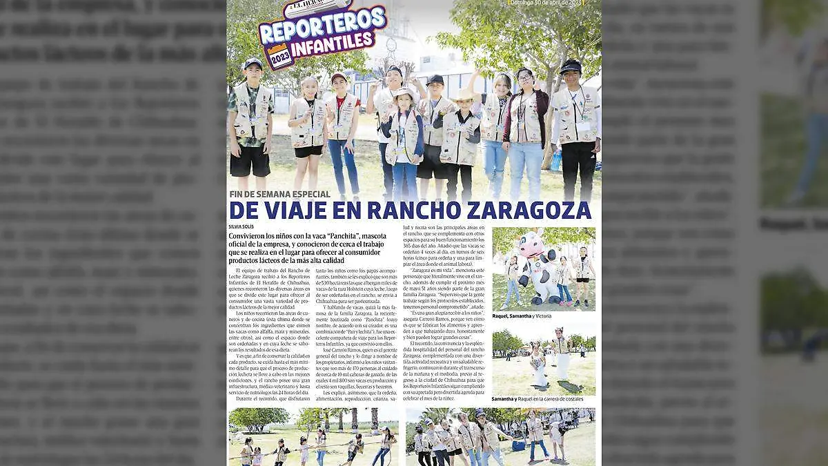 portada suplemento reporteros infantiles