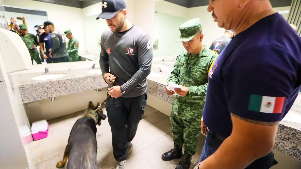 simulacro de bomba en ciudad judicial