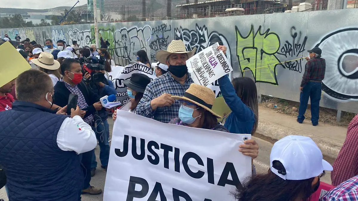 Protesta agua