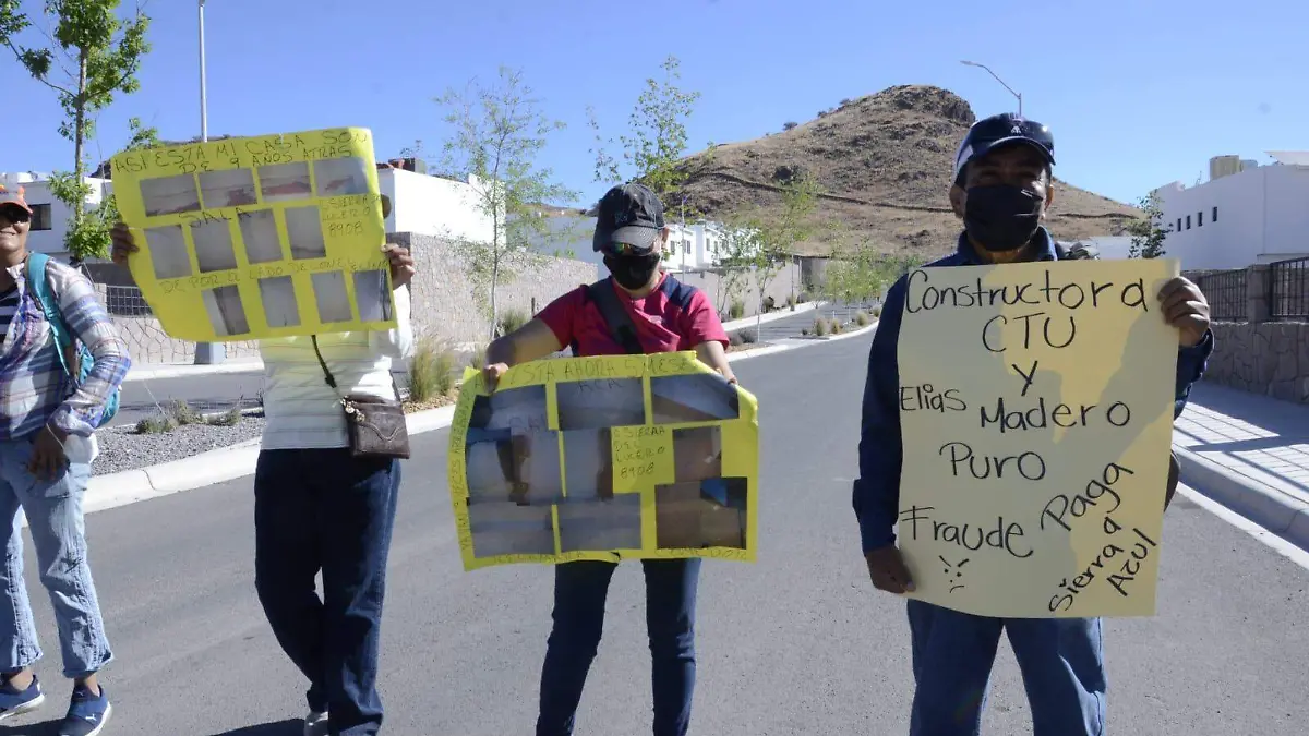 protesta sierra azul