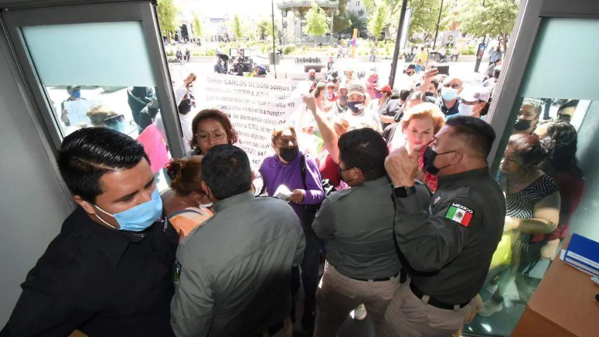 Manifestación sierra azul congreso 8