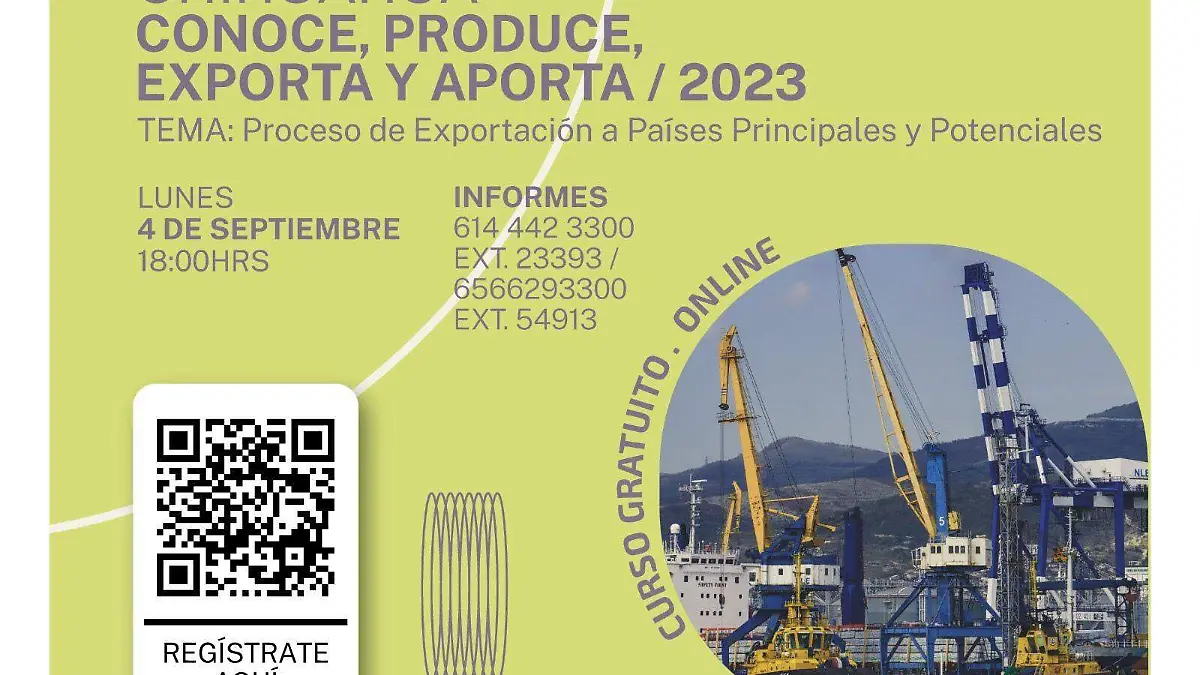 Conoce, produce, exporta y aporta curso