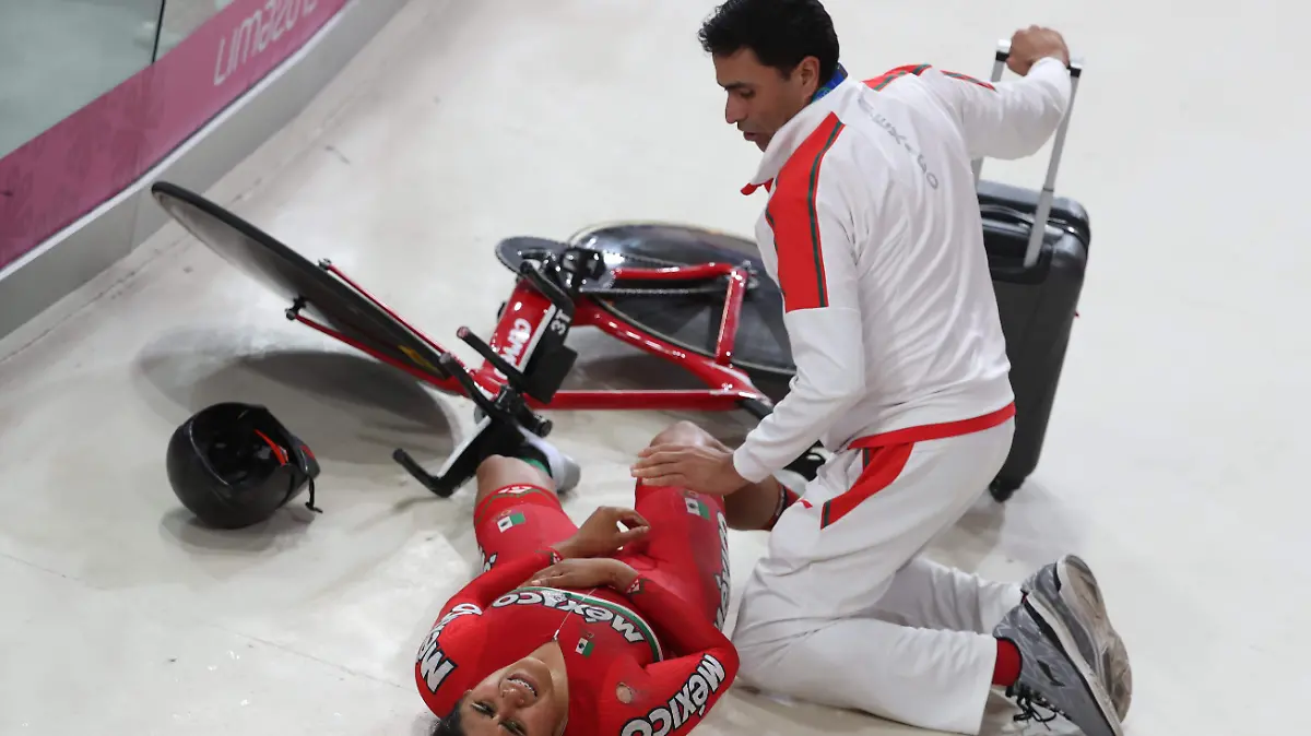 Jessica Bonilla sufrio una caida pero es no evito que ganara el bronceJPG