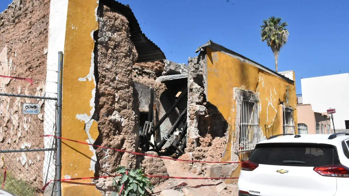 edificio histórico inmueble patrimonio zona centro casa destruida