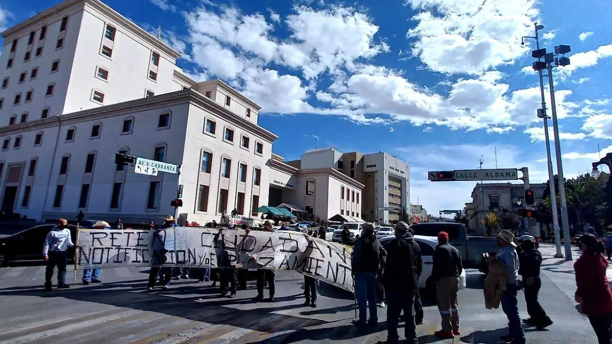 reten ciudadano se manifiesta