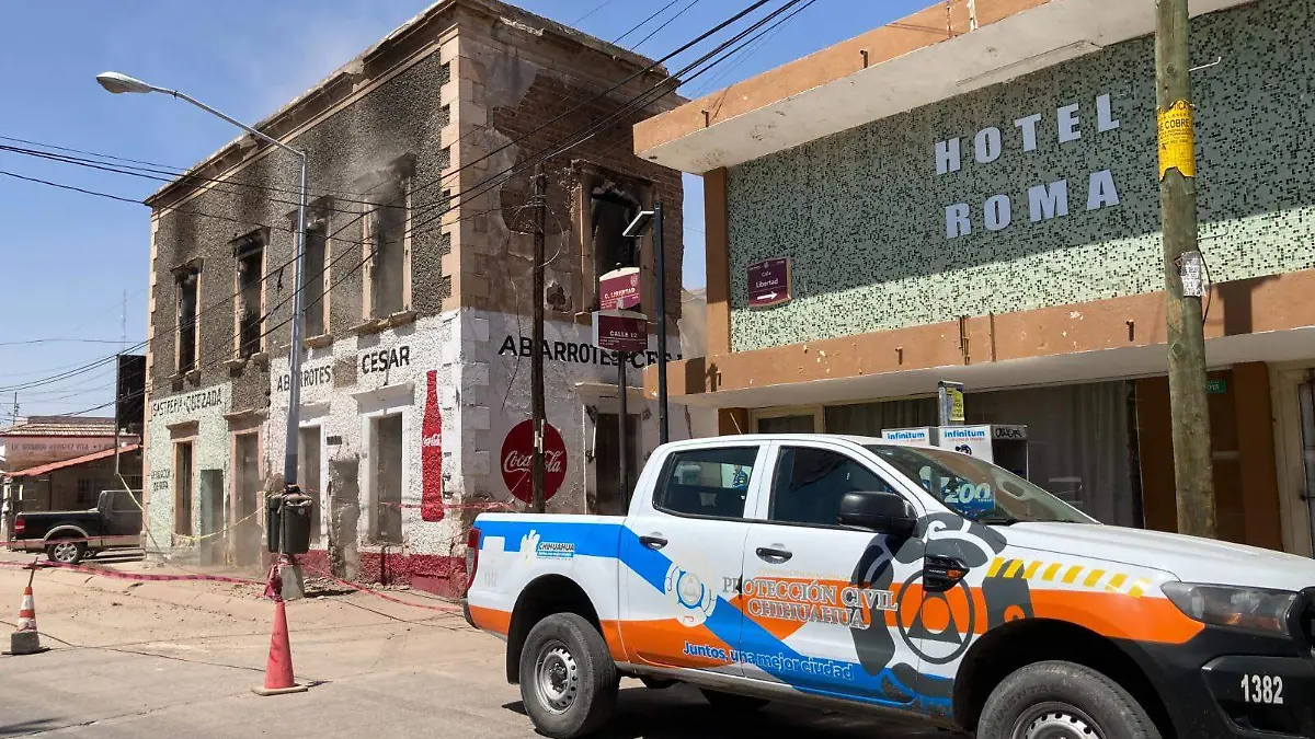 demuelen inmueble colapsado centro histórico 