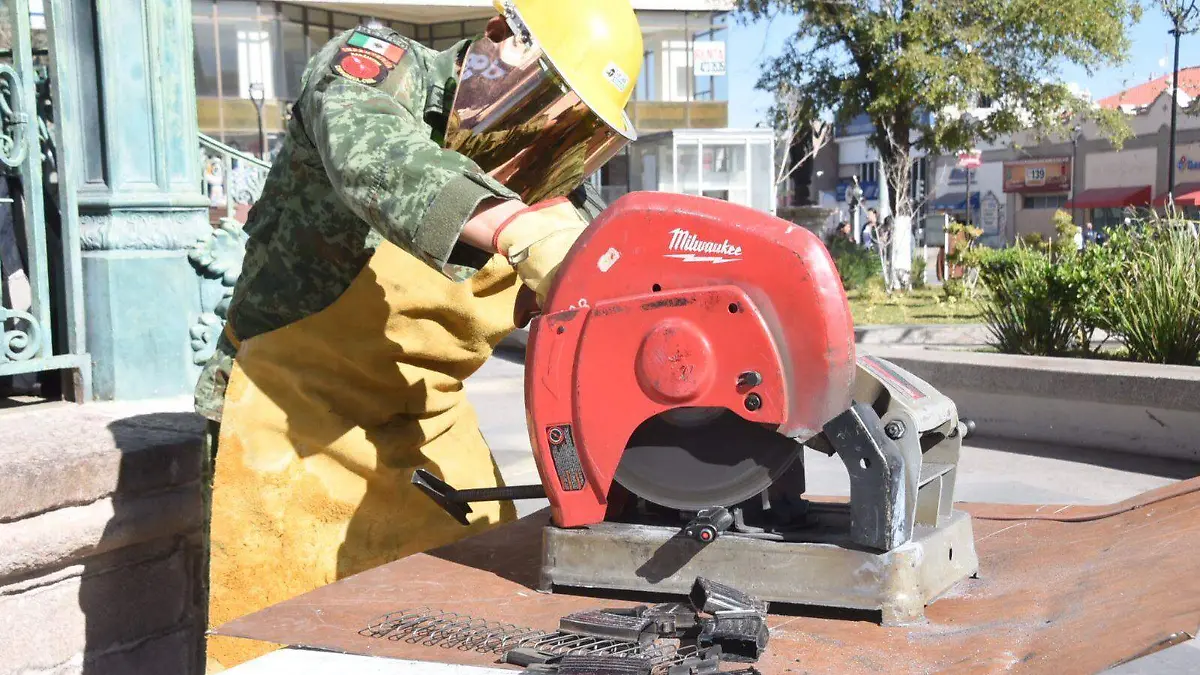 destrucción de armas 2023