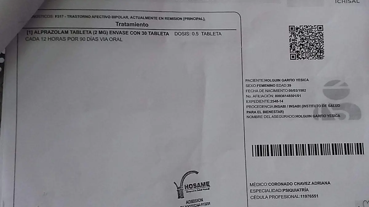 receta médica