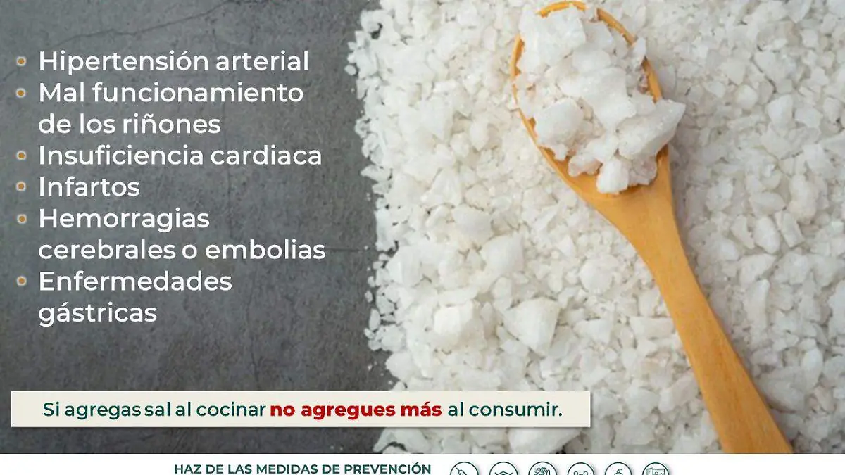 exceso de sal