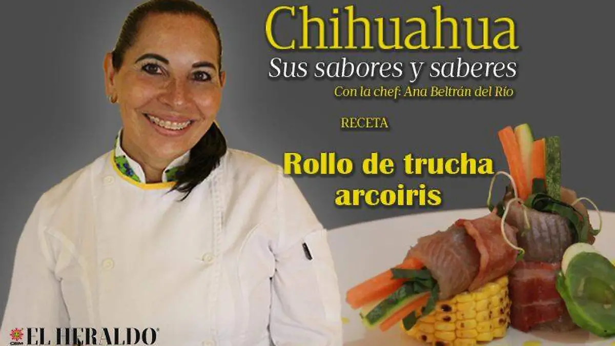 rollo de trucha arcoiris