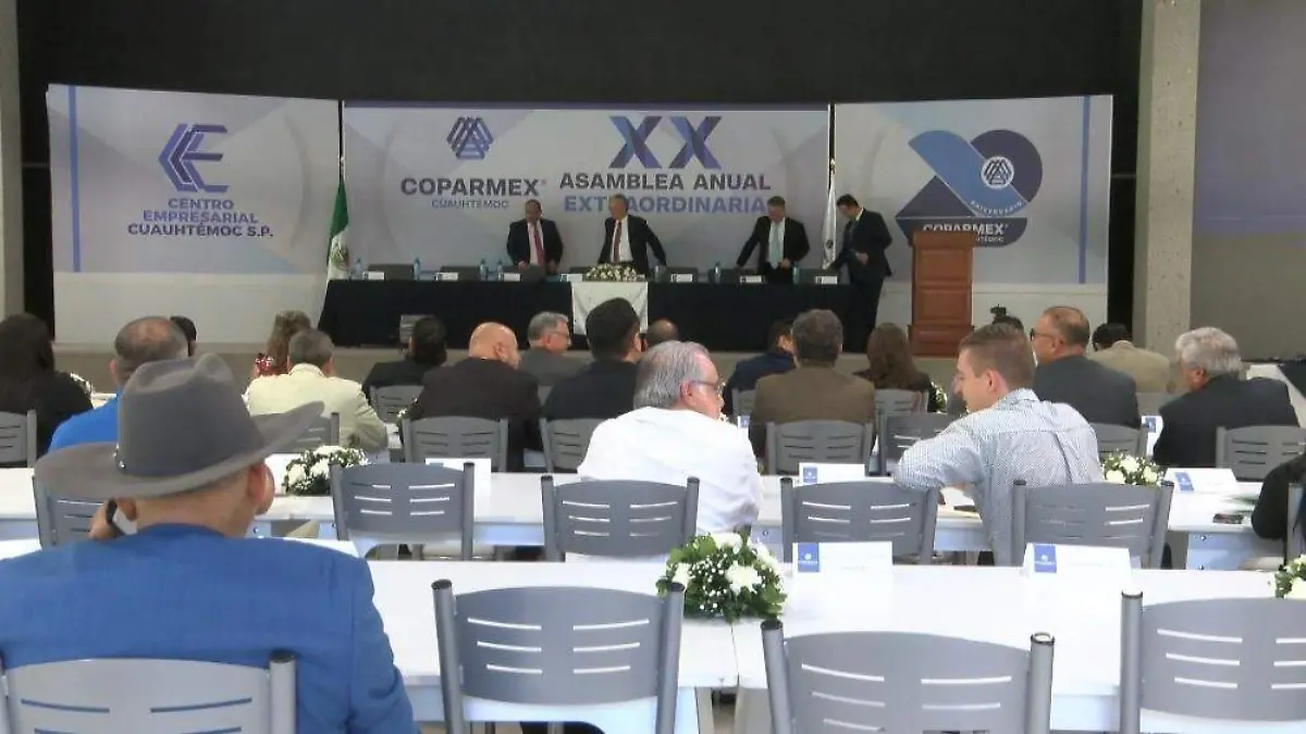 coparmex asamblea en cuahutemoc