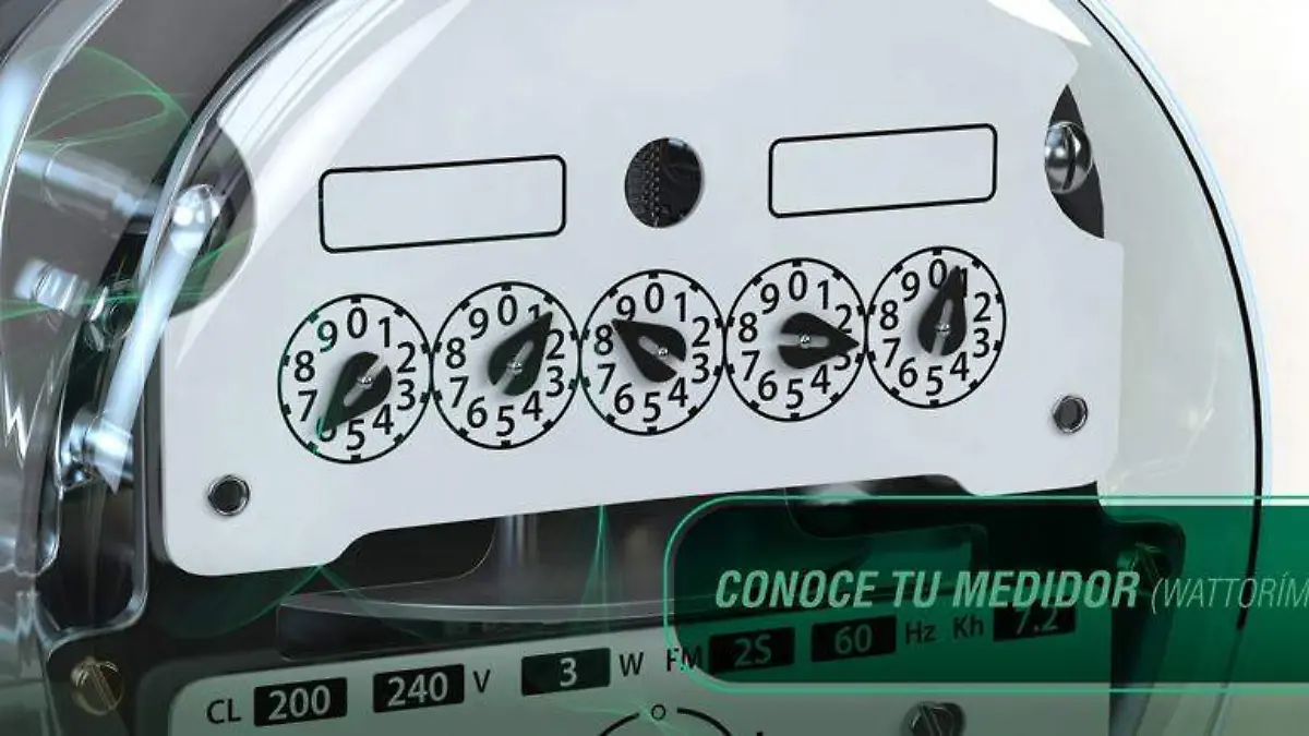 medidor luz analógico cfe 