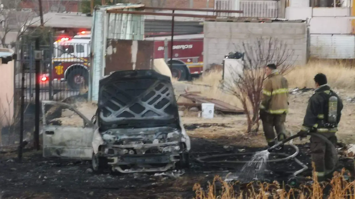 Incendio auto