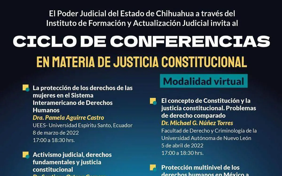 ciclo de conferencias
