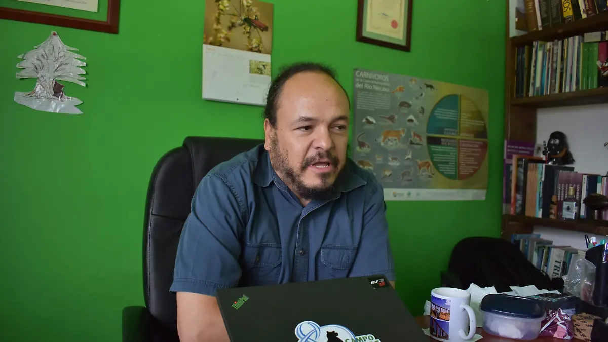 Biólogo Alejandro Gómez Nisino, coordinador en Campo Verde