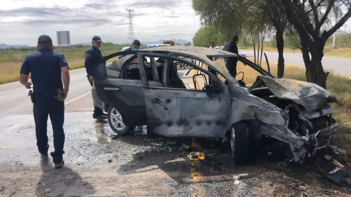 auto siniestrado en choque