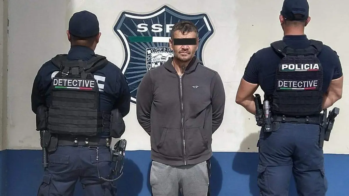 detenido con cristal en su posesion