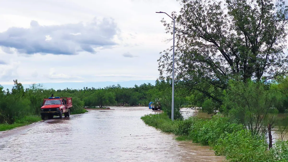 VADO DE SAUCILLO POR CRECIENTE DEL RÍO CONCHOS
