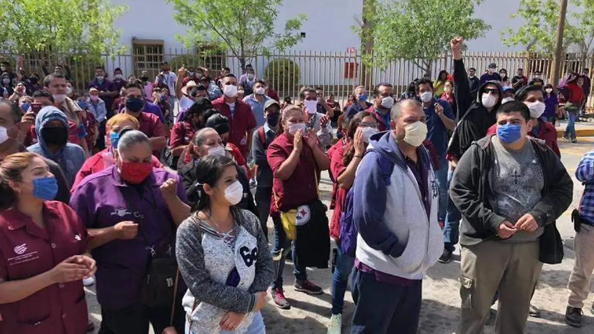 manifestacion empleados maquiladora 4