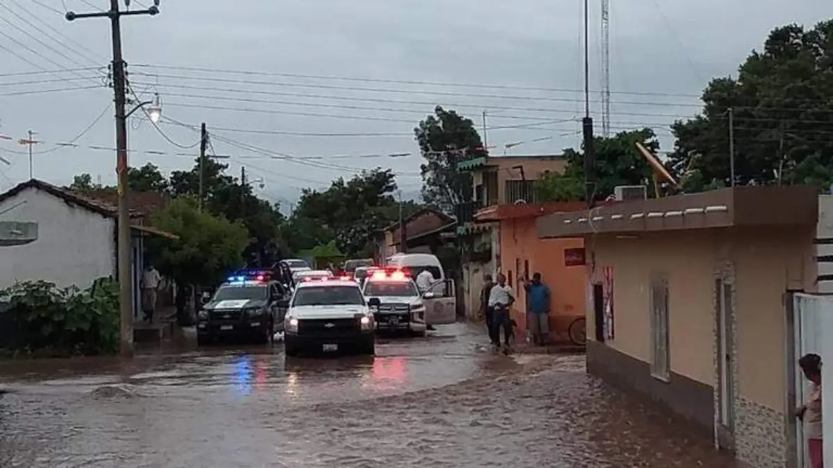 Inundación de comunidades en Nayarit