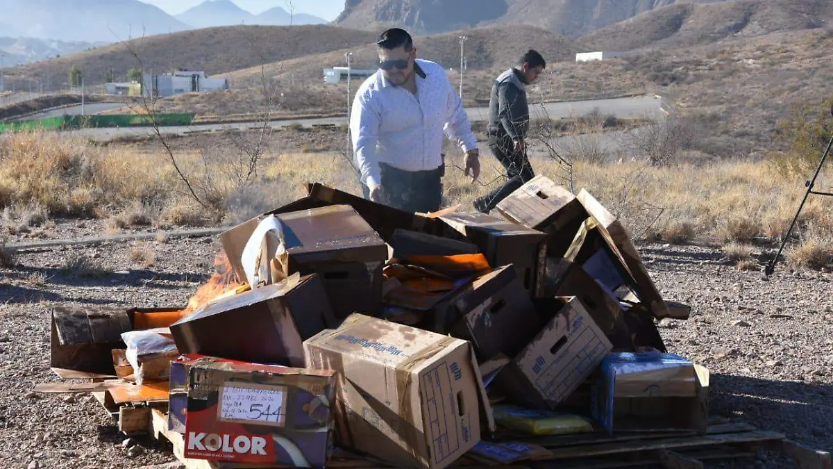 INCINERAN DROGAS DECOMISADAS