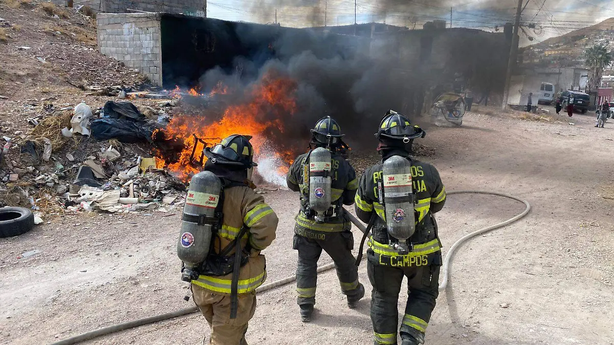 incendio de basura 