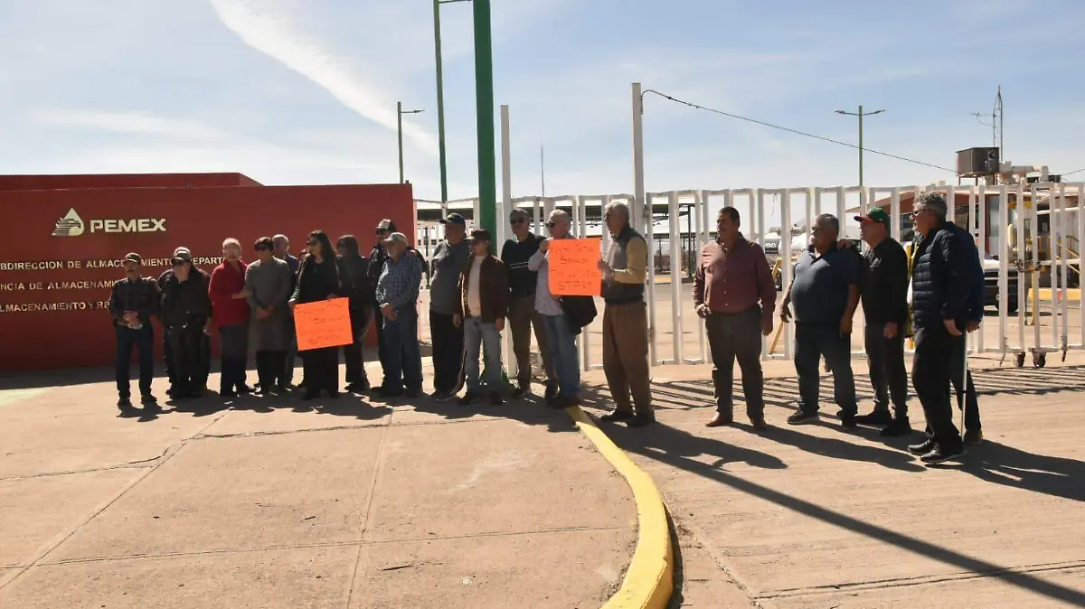 manifestación pemex