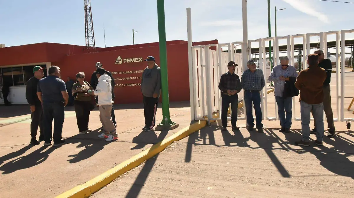 manifestación pemex