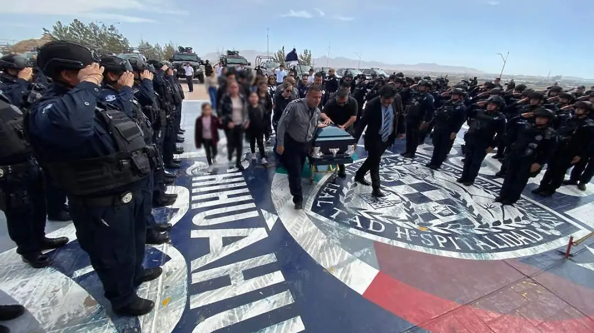 honores al policía asesinado