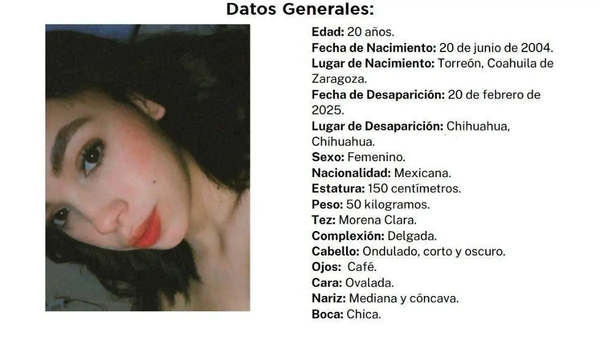 Blanca Pamela desaparecida 